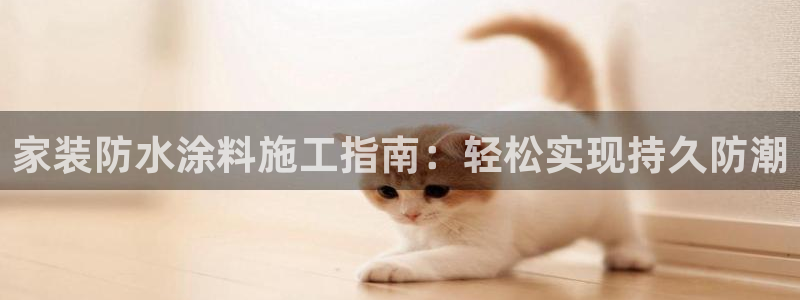 和记网页：家装防水涂料施工指南：轻松实现持久防潮