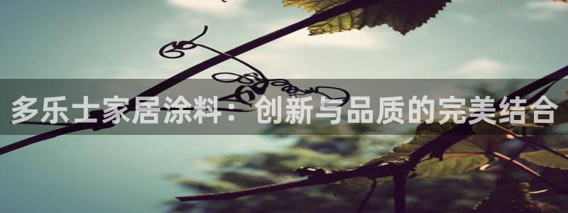 和记 首页：多乐士家居涂料：创新与品质的完美结合