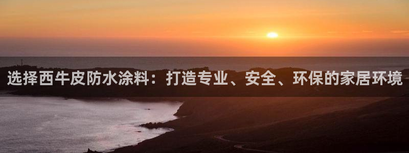 和记平台：选择西牛皮防水涂料：打造专业、安全、环保的家居环境