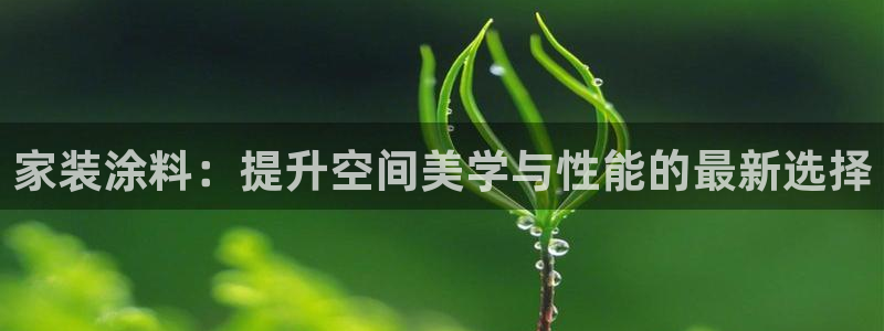 和记Ag：家装涂料：提升空间美学与性能的最新选择